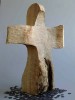 Thema....glauben....   Linden Holz geschnitzt Hhe ca. 82 cm  727,-
Holzkunst Holzskulptur wood art home accessoire skulptur000007
